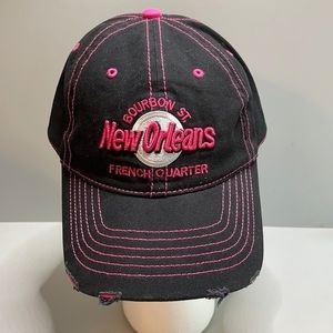 New Orleans Bourbon St French Quarter hat